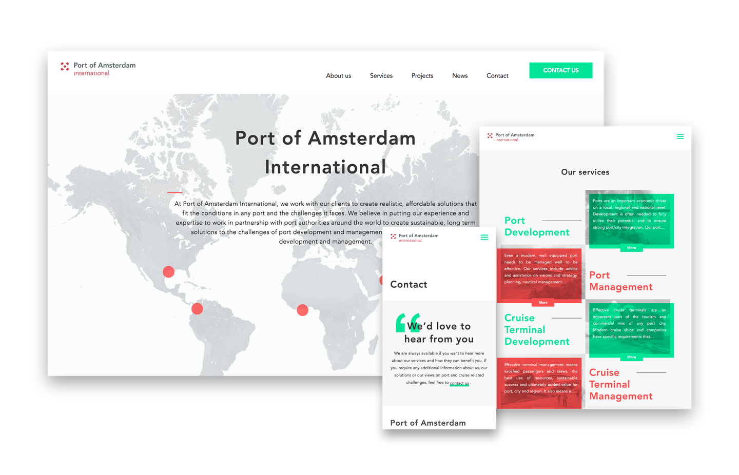 port of amsterdam website